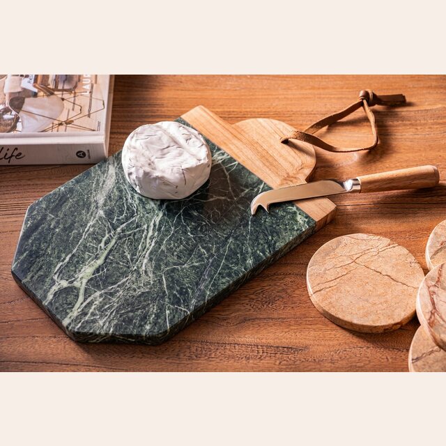 TABLA MARMOL Y MADERA
