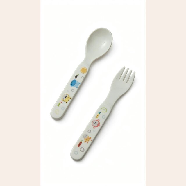 SET DE CUBIERTOS DE MELAMINA PARA BEBE